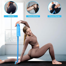 Load image into Gallery viewer, Colorful Yoga Resistance Band Long Training Stretch Bands for Physical Therapy Lower Body home Strength Elastic Exercise Bands