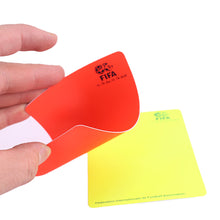 Load image into Gallery viewer, Football Referee Card Game Referee Patrol Flag Red And Yellow Card With Pencil Football Warning Card And Edge Picker