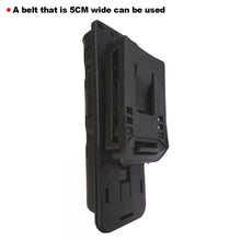 Load image into Gallery viewer, 360 Degree Rotating Tactical Baton Stand Plastic Black Telescopic Baton Holster Safe Defense Kit Equipment Tactical Accessories