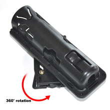 Load image into Gallery viewer, 360 Degree Rotating Tactical Baton Stand Plastic Black Telescopic Baton Holster Safe Defense Kit Equipment Tactical Accessories