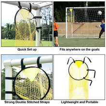 Load image into Gallery viewer, Outdoor Foldable Soccer Target Net Soccer Ball Practice Shot Net Football Training Equipment for Shooting Accuracy Training