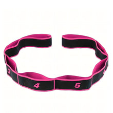 Load image into Gallery viewer, Adult High Elasticity Yoga Stretch Resistance Bands Multi-Segment Belt Yoga Assisted Stretching Belt Yoga Fitness Supply