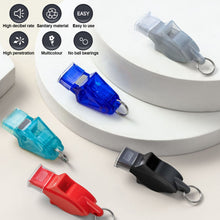 Load image into Gallery viewer, Basketball Dolphin Whistle Referee Whistled Seedless Plastic Sports Whistle Professional Soccer Basketball Referee Whistle Outdoor Sport
