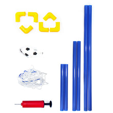 Load image into Gallery viewer, Indoor Outdoor Mini Folding Soccer Goal Net Plastic Football Post Frame Set Inflatable Kids Sport Toys For Indoor Outdoor Team Games