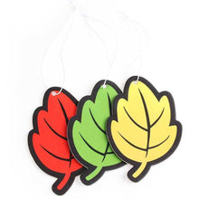 Load image into Gallery viewer, Car Air Freshener Perfume Pendants Vehicle Cartoon Leave Solid Fragrance Piece Auto Slice Aroma Rearview Mirror Ornament