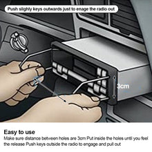 Load image into Gallery viewer, Car Radio Stereo Removal Release Keys Tools CD Radio Removal Pins Keys Easy to Use For Fiat 500 Punto Panda Croma