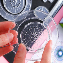 Load image into Gallery viewer, 22pcs Spirograph Ruler Set Geometric Ruler Mathematical Roulette Drawing Tools Learning Painting Puzzle Toys Spirograph Art Tool