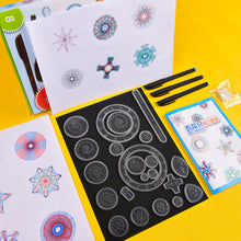 Load image into Gallery viewer, 22pcs Spirograph Ruler Set Geometric Ruler Mathematical Roulette Drawing Tools Learning Painting Puzzle Toys Spirograph Art Tool