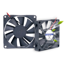 Load image into Gallery viewer, 9025 8025 8015 6015 5015 12V 24V Cooling Fan Brushless Motor Case Quiet Beam Lamp Fan Snail Turbine Blower Heat Dissipation