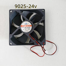 Load image into Gallery viewer, 9025 8025 8015 6015 5015 12V 24V Cooling Fan Brushless Motor Case Quiet Beam Lamp Fan Snail Turbine Blower Heat Dissipation
