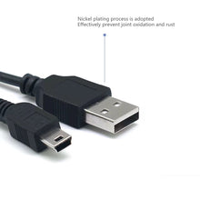 Load image into Gallery viewer, 0.8/0.5M USB Cable V3 A Male to Mini B 5 Pin T Port MiniUSB for Devices MP3 MP4 Camera Mobile Phone HardDisk Computer