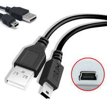Load image into Gallery viewer, 0.8/0.5M USB Cable V3 A Male to Mini B 5 Pin T Port MiniUSB for Devices MP3 MP4 Camera Mobile Phone HardDisk Computer