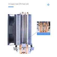 Load image into Gallery viewer, 6/4/2 Heatpipes RGB CPU Cooler Radiator Silent PWM 4/3PIN For Intel LGA775/1150/1151/1155/1156/1356/1366/1200/1700 Ventilador