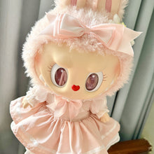 Load image into Gallery viewer, Fashionable Doll Clothes Exquisite Pink Dress Set Mini Cute Doll Replacement Clothes Dolls Decoration Accessories for 38cm Labubu Doll