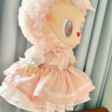 Load image into Gallery viewer, Fashionable Doll Clothes Exquisite Pink Dress Set Mini Cute Doll Replacement Clothes Dolls Decoration Accessories for 38cm Labubu Doll