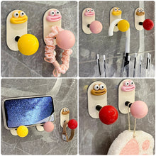 Load image into Gallery viewer, Dopamine Household Bathroom No Punching Hook Cute Bathroom Wall Towel Holder Household Storage Hook