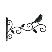 Load image into Gallery viewer, Metal Lantern Flower Basket Feeder Hook Home Bird Street Lamp Bracket Outdoor Hook Metal Wall Hanging Basket Hook