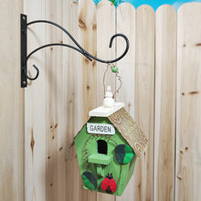 Load image into Gallery viewer, Metal Lantern Flower Basket Feeder Hook Home Bird Street Lamp Bracket Outdoor Hook Metal Wall Hanging Basket Hook