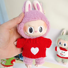 Load image into Gallery viewer, For 17cm Labubu Doll Clothes Fashion Clothes Knitted Sweater Doll Clothes Dolls Accessories Cute Decoration Little Clothes
