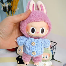 Load image into Gallery viewer, For 17cm Labubu Doll Clothes Fashion Clothes Knitted Sweater Doll Clothes Dolls Accessories Cute Decoration Little Clothes
