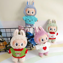 Load image into Gallery viewer, For 17cm Labubu Doll Clothes Fashion Clothes Knitted Sweater Doll Clothes Dolls Accessories Cute Decoration Little Clothes