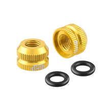 Load image into Gallery viewer, 1 Pair Mountain Bike Aluminum Alloy Real Air Nozzle Plain Nut Inner Tube Valve Nozzle Bicycle Modification Accessories