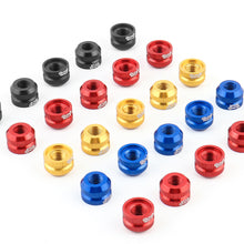 Load image into Gallery viewer, 1 Pair Mountain Bike Aluminum Alloy Real Air Nozzle Plain Nut Inner Tube Valve Nozzle Bicycle Modification Accessories