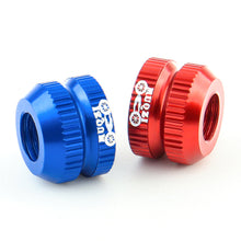 Load image into Gallery viewer, 1 Pair Mountain Bike Aluminum Alloy Real Air Nozzle Plain Nut Inner Tube Valve Nozzle Bicycle Modification Accessories