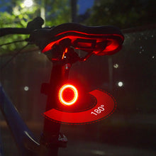 Load image into Gallery viewer, Intelligent Sensing Bicycle Brake Taillight COB Large Aperture Long Endurance Night Riding Warning Light USB Charging
