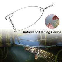 Load image into Gallery viewer, 10PCS Stainless Steel Automatic Fishing Machine Lazy Man Hooked Fish Catapult Fishing Accessories