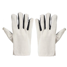Load image into Gallery viewer, 1Pair Thick Twill Canvas Gloves Anti-Hot Wear-Resistant Electric Welding Gloves Palm Leather Reinforced Labor Protection Gloves