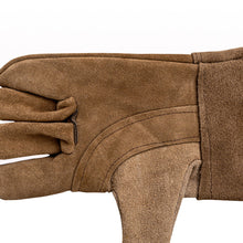 Load image into Gallery viewer, 1 Pair All-Palm Cowhide Electric Welding Protective Gloves Heat Insulation Anti-Ironing Thick Handling Gloves
