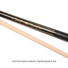 Load image into Gallery viewer, 1PC 145CM 1/2 Split Maple Billiard Cue 13MM Big Head Ferrule Beginner Leather Grip Billiard Cue