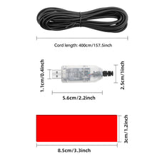 Load image into Gallery viewer, 2Pcs Car LED Cat's Eye Decorative Light Rear Warning Light Red Devil Eye Atmosphere Light Auto Decoration Accessories