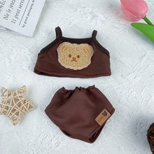 Load image into Gallery viewer, 20cm Cotton Doll Clothing Set Plush Toy Doll Daily Clothing Skirt Male Female Children Dress Up Cartoon Outfit