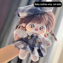 Load image into Gallery viewer, 20cm Cotton Doll Clothing Set Plush Toy Doll Daily Clothing Skirt Male Female Children Dress Up Cartoon Outfit