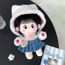 Load image into Gallery viewer, 20cm Cotton Doll Clothing Set Plush Toy Doll Daily Clothing Skirt Male Female Children Dress Up Cartoon Outfit