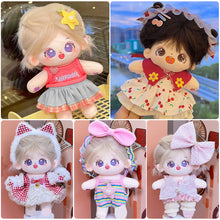Load image into Gallery viewer, 20cm Cotton Doll Clothes Cute Plush Toy Teddy Bear Doll Dress Girl Toy Plush Doll Replacement Outfit