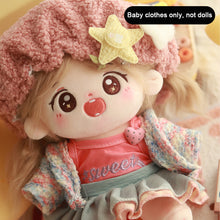 Load image into Gallery viewer, 20cm Cotton Doll Clothing Set Plush Toy Doll Clothing Dress Boys and Girls Changing Clothes Plush Doll Replacement Outfit