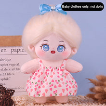 Load image into Gallery viewer, 20cm Cotton Doll Doll Clothes Lolita Pajamas Underwear Doll Toy Skirt Accessories Plush Doll Replacement Outfit Dress