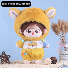 Load image into Gallery viewer, Soft Doll Winter Clothing 20cm Cotton Doll Clothes Set Plush Toy Skirt Doll Clothes Plush Doll Replacement Outfit Dres