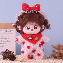 Load image into Gallery viewer, Soft Doll Winter Clothing 20cm Cotton Doll Clothes Set Plush Toy Skirt Doll Clothes Plush Doll Replacement Outfit Dres