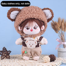 Load image into Gallery viewer, Soft Doll Winter Clothing 20cm Cotton Doll Clothes Set Plush Toy Skirt Doll Clothes Plush Doll Replacement Outfit Dres