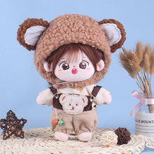 Load image into Gallery viewer, Soft Doll Winter Clothing 20cm Cotton Doll Clothes Set Plush Toy Skirt Doll Clothes Plush Doll Replacement Outfit Dres