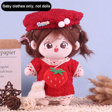 Load image into Gallery viewer, Soft Doll Winter Clothing 20cm Cotton Doll Clothes Set Plush Toy Skirt Doll Clothes Plush Doll Replacement Outfit Dres