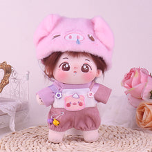Load image into Gallery viewer, Soft Doll Winter Clothing 20cm Cotton Doll Clothes Set Plush Toy Skirt Doll Clothes Plush Doll Replacement Outfit Dres