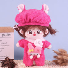 Load image into Gallery viewer, Soft Doll Winter Clothing 20cm Cotton Doll Clothes Set Plush Toy Skirt Doll Clothes Plush Doll Replacement Outfit Dres