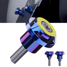 Load image into Gallery viewer, 2Pcs Burning Titanium CNC Motorcycle License Plate Screw Cover Shell Holes Plate Scooter Accessories for Electric Motorcycle Part M5/M6