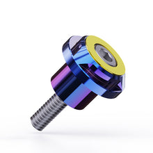 Load image into Gallery viewer, 2Pcs Burning Titanium CNC Motorcycle License Plate Screw Cover Shell Holes Plate Scooter Accessories for Electric Motorcycle Part M5/M6
