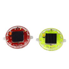 Load image into Gallery viewer, Solar Power Mortorcycle 12LED Warning Light Night Ride Tail Light Anti-rear Strobe RGB Light with Reflective Sticker for Motorcycle Electric Vehicle Bicycle